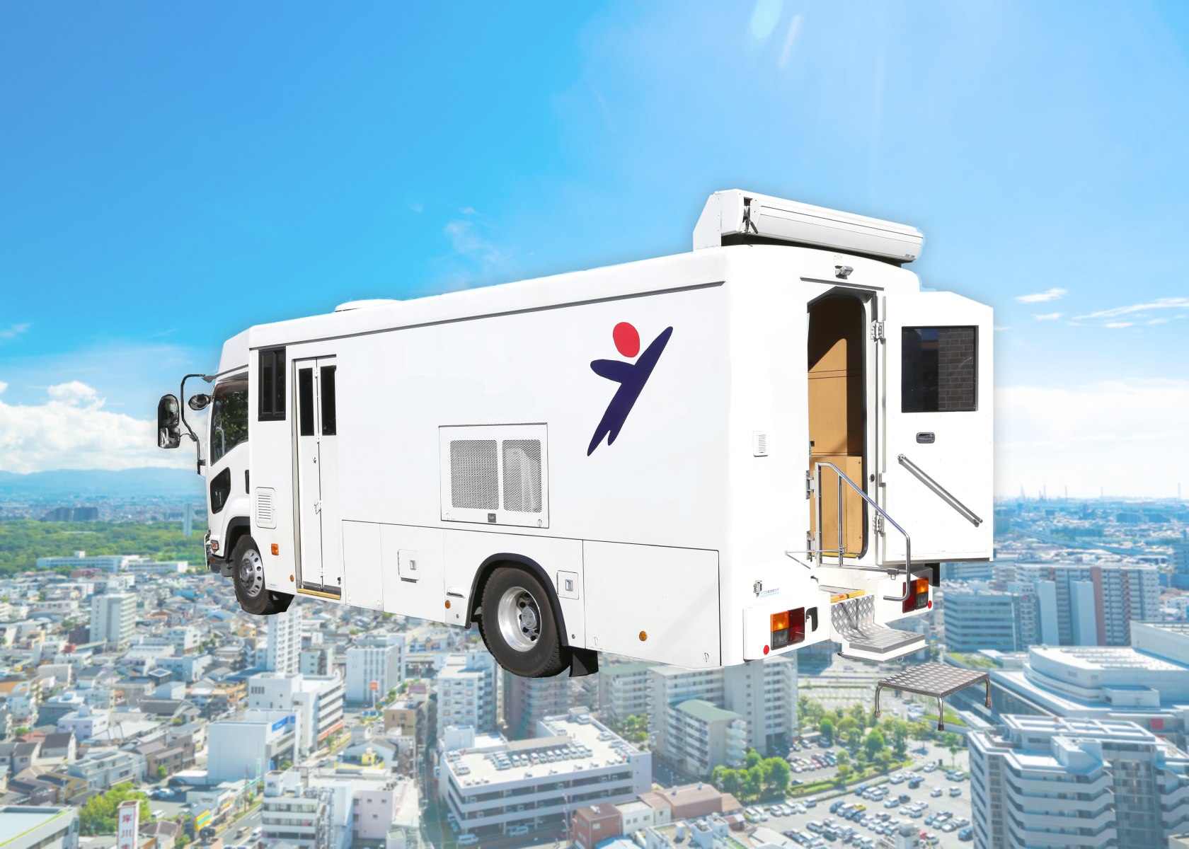 巡回検診車の画像